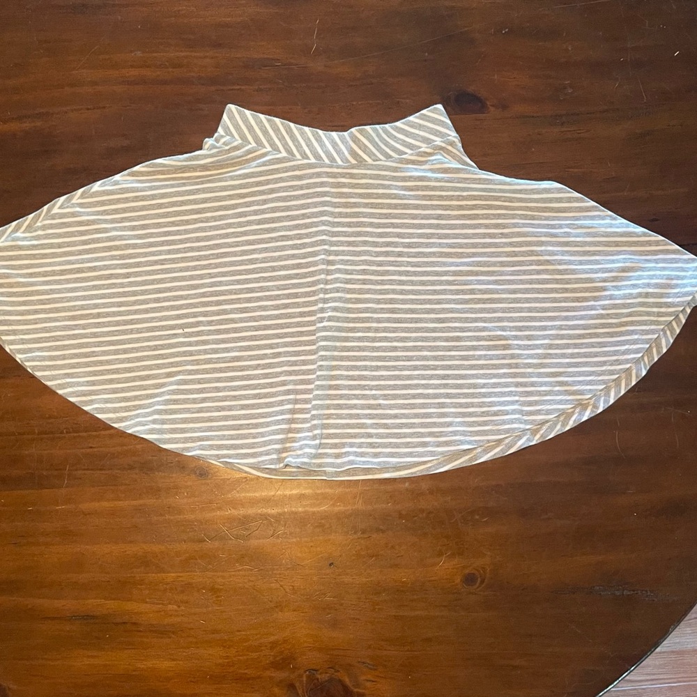SO striped, Grey and White skirt